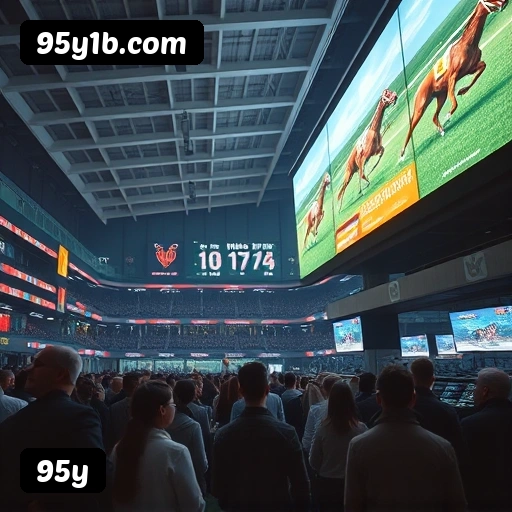Números do app 95y em material de marketing — ilustração, não auditoria